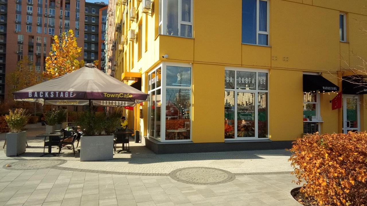Positive Smile Studio Apartment In The Colorful Comfort Town Residental Complex. Kt-06. 키예프 외부 사진
