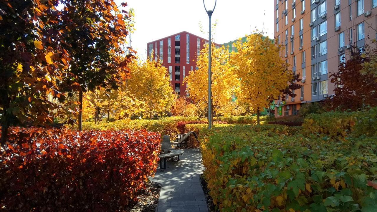 Positive Smile Studio Apartment In The Colorful Comfort Town Residental Complex. Kt-06. 키예프 외부 사진