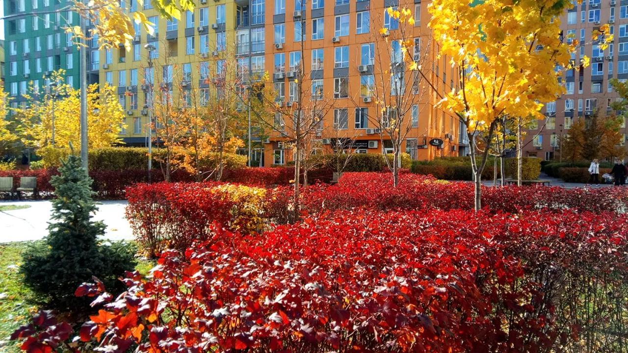 Positive Smile Studio Apartment In The Colorful Comfort Town Residental Complex. Kt-06. 키예프 외부 사진